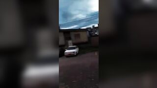 Latina Publicly Shits In Her Hand Outdoor