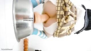 Leaky Asian Bum With Dildo