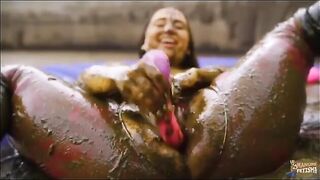 Manure pool masturbation
