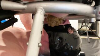 Old Fag Being Fed With Turds