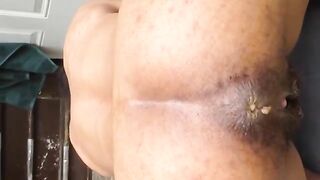 Beautiful dark pooping asshole