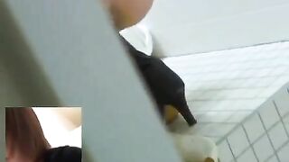 Popcorn diarrhea on the toilets floor