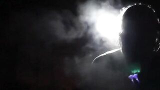 Random scat bitch dropping shit outdoor