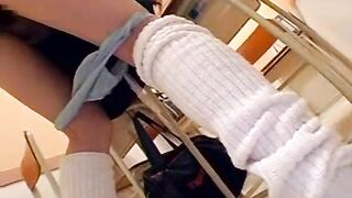 Cute Japanese schoolgirl and hot shit