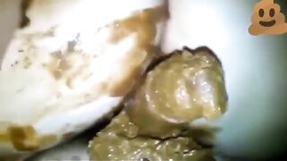 Dirty amateur wife enjoying hardcore scat fuck HD