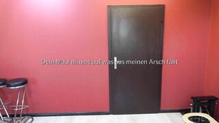 Scat slave takes the first time