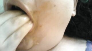 Chubby shit eater girl