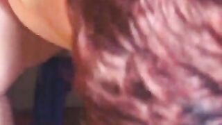 Brunette lady shit smearing solo