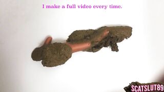 Shitting Out My Anal Slink Closeup