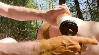 Shitty Fisting By The Pool