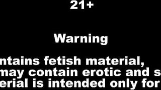 Stuffing panties deep in shitty asshole