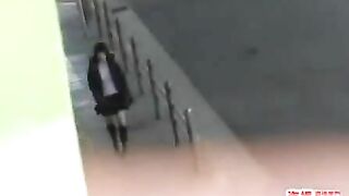 Hot sexy poop in the public