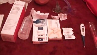 Treatment with laxative suppositories POV