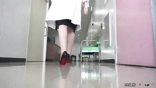 Japanese hot nurse shitting for slave