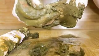 Making her cucumber tasty