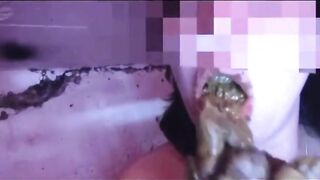 Amateur scat whore eating and swallowing Compilation