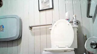 Cute amateur girl and toilet pee