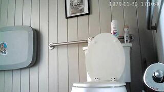 Cute amateur girl and toilet pee