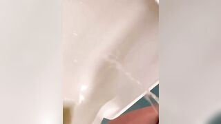 Another urinal and another piss closeup