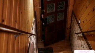 Big boobs brunette lesbian kissing licking and pissing