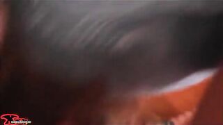 Busty milf lick males ass and drink pee at home