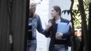 Caught hot babes peeing voyeur