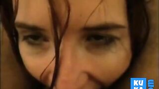 Deepthroat ass licking and pee drinking POV