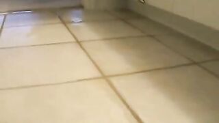 Girl pissing herself on the phone