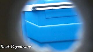 Hairy ass and warm piss