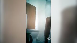 Hidden spy cam & pee