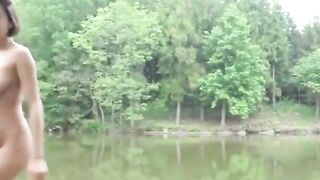 Busty milf pissing by the pound