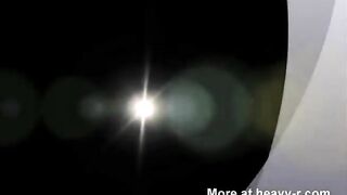 Hot blonde drinking piss and cum