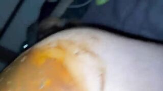 Sexy shit covered wife enjoying scat fuck