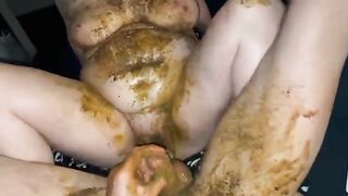 Chubby busty shit wife enjoying hard pounding