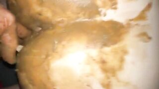 Nasty lady getting ass fingered