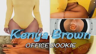 Kenya Brown office dookie closeup