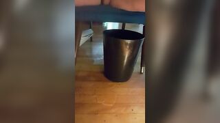 Lazy College Girl Pees