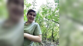 Lesbians masturbates in the park