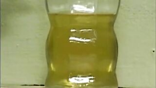 Hot MILF spread legs for golden juice