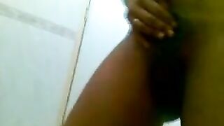 Malay shower piss tease