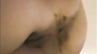 Milf shits from her ass