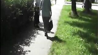 Outdoor Latex German sex and pee- Public