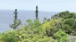 Outdoor peeing queen caught on cam