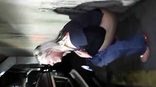 Pissing in the parking garage