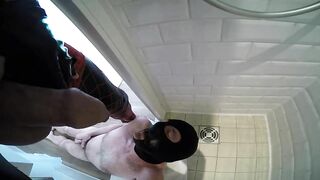 Pissing on the slave mouth