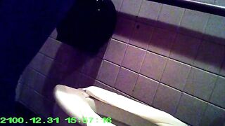 Public Restroom Pissing