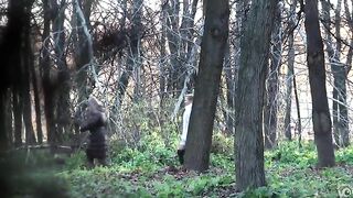 Russion Hookers Peeing In The Forest