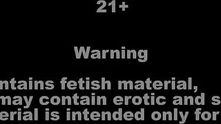 Dirty female ass smearing play