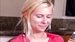 Sexy beautiful woman pissed on