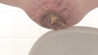 Amazing hot turd tearing apart